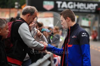 World © Octane Photographic Ltd. Formula 1 – Monaco GP. Track Walk. Scuderia Toro Rosso STR14 – Daniil Kvyat. Monte-Carlo, Monaco. Wednesday 22nd May 2019.