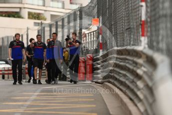 World © Octane Photographic Ltd. Formula 1 – Monaco GP. Track Walk. Scuderia Toro Rosso STR14 – Alexander Albon. Monte-Carlo, Monaco. Wednesday 22nd May 2019.