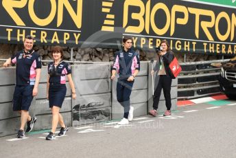 World © Octane Photographic Ltd. Formula 1 – Monaco GP. Track Walk. SportPesa Racing Point RP19 – Lance Stroll. Monte-Carlo, Monaco. Wednesday 22nd May 2019.
