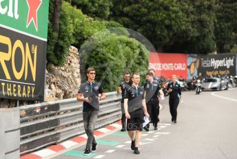 World © Octane Photographic Ltd. Formula 1 – Monaco GP. Track Walk. ROKiT Williams Racing FW 42 – George Russell. Monte-Carlo, Monaco. Wednesday 22nd May 2019.