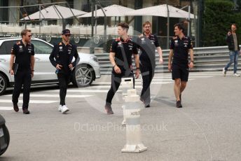 World © Octane Photographic Ltd. Formula 1 – Monaco GP. Track Walk. Aston Martin Red Bull Racing RB15 – Pierre Gasly. Monte-Carlo, Monaco. Wednesday 22nd May 2019.
