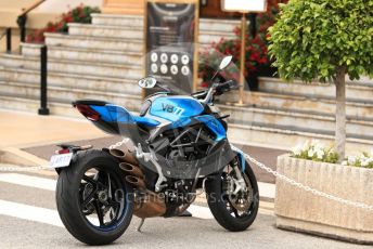 World © Octane Photographic Ltd. Formula 1 – Monaco GP. Track Walk. Valtteri Bottas livery motorbike. Monte-Carlo, Monaco. Wednesday 22nd May 2019.