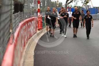 World © Octane Photographic Ltd. Formula 1 – Monaco GP. Track Walk. Rich Energy Haas F1 Team VF19 – Romain Grosjean. Monte-Carlo, Monaco. Wednesday 22nd May 2019.