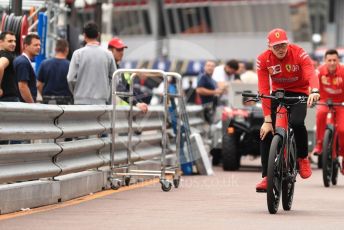 World © Octane Photographic Ltd. Formula 1 – Monaco GP. Track Walk. Scuderia Ferrari SF90 – Charles Leclerc. Monte-Carlo, Monaco. Wednesday 22nd May 2019.
