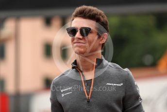 World © Octane Photographic Ltd. Formula 1 – Monaco GP. Track walk. McLaren MCL34 – Lando Norris. Monte-Carlo, Monaco. Wednesday 22nd May 2019.