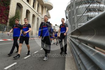 World © Octane Photographic Ltd. Formula 1 – Monaco GP. Track Walk. Scuderia Toro Rosso STR14 – Alexander Albon. Monte-Carlo, Monaco. Wednesday 22nd May 2019.
