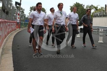 World © Octane Photographic Ltd. Formula 1 – Monaco GP. Track Walk. McLaren MCL34 – Lando Norris. Monte-Carlo, Monaco. Wednesday 22nd May 2019.