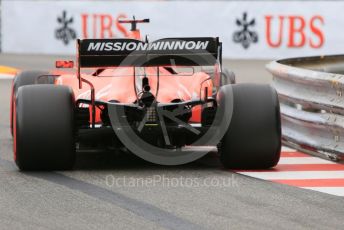 World © Octane Photographic Ltd. Formula 1 – Monaco GP. Practice 1. Scuderia Ferrari SF90 – Sebastian Vettel. Monte-Carlo, Monaco. Thursday 23rd May 2019.