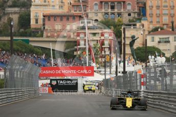 World © Octane Photographic Ltd. Formula 1 – Monaco GP. Practice 1. Renault Sport F1 Team RS19 – Daniel Ricciardo. Monte-Carlo, Monaco. Thursday 23rd May 2019.