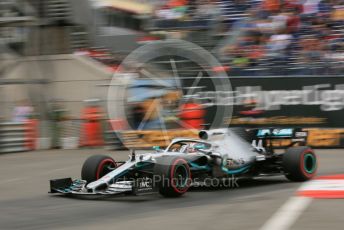 World © Octane Photographic Ltd. Formula 1 – Monaco GP. Practice 1. Mercedes AMG Petronas Motorsport AMG F1 W10 EQ Power+ - Lewis Hamilton. Monte-Carlo, Monaco. Thursday 23rd May 2019.