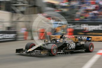 World © Octane Photographic Ltd. Formula 1 – Monaco GP. Practice 1. Rich Energy Haas F1 Team VF19 – Romain Grosjean. Monte-Carlo, Monaco. Thursday 23rd May 2019.