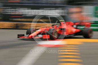 World © Octane Photographic Ltd. Formula 1 – Monaco GP. Practice 1. Scuderia Ferrari SF90 – Charles Leclerc. Monte-Carlo, Monaco. Thursday 23rd May 2019.