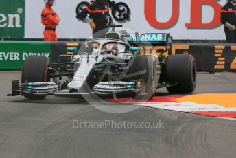 World © Octane Photographic Ltd. Formula 1 – Monaco GP. Practice 1. Mercedes AMG Petronas Motorsport AMG F1 W10 EQ Power+ - Lewis Hamilton. Monte-Carlo, Monaco. Thursday 23rd May 2019.