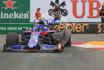 World © Octane Photographic Ltd. Formula 1 – Monaco GP. Practice 1. Scuderia Toro Rosso STR14 – Alexander Albon. Monte-Carlo, Monaco. Thursday 23rd May 2019.