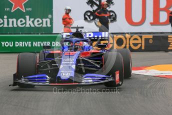 World © Octane Photographic Ltd. Formula 1 – Monaco GP. Practice 1. Scuderia Toro Rosso STR14 – Daniil Kvyat. Monte-Carlo, Monaco. Thursday 23rd May 2019.