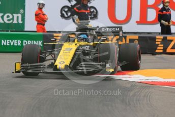 World © Octane Photographic Ltd. Formula 1 – Monaco GP. Practice 1. Renault Sport F1 Team RS19 – Daniel Ricciardo. Monte-Carlo, Monaco. Thursday 23rd May 2019.