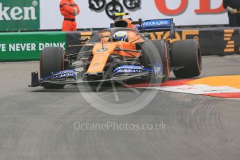 World © Octane Photographic Ltd. Formula 1 – Monaco GP. Practice 1. McLaren MCL34 – Lando Norris. Monte-Carlo, Monaco. Thursday 23rd May 2019.