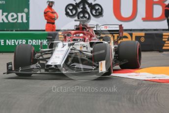 World © Octane Photographic Ltd. Formula 1 – Monaco GP. Practice 1. Alfa Romeo Racing C38 – Kimi Raikkonen. Monte-Carlo, Monaco. Thursday 23rd May 2019.