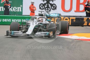 World © Octane Photographic Ltd. Formula 1 – Monaco GP. Practice 1. Mercedes AMG Petronas Motorsport AMG F1 W10 EQ Power+ - Lewis Hamilton. Monte-Carlo, Monaco. Thursday 23rd May 2019.