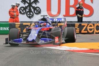 World © Octane Photographic Ltd. Formula 1 – Monaco GP. Practice 1. Scuderia Toro Rosso STR14 – Daniil Kvyat. Monte-Carlo, Monaco. Thursday 23rd May 2019.