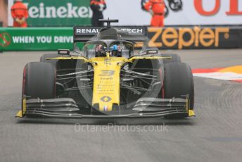 World © Octane Photographic Ltd. Formula 1 – Monaco GP. Practice 1. Renault Sport F1 Team RS19 – Daniel Ricciardo. Monte-Carlo, Monaco. Thursday 23rd May 2019.