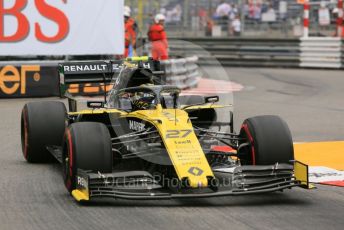 World © Octane Photographic Ltd. Formula 1 – Monaco GP. Practice 1. Renault Sport F1 Team RS19 – Nico Hulkenberg. Monte-Carlo, Monaco. Thursday 23rd May 2019.