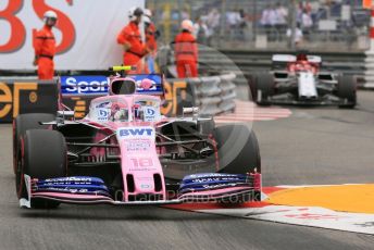 World © Octane Photographic Ltd. Formula 1 – Monaco GP. Practice 1. SportPesa Racing Point RP19 – Lance Stroll. Monte-Carlo, Monaco. Thursday 23rd May 2019.