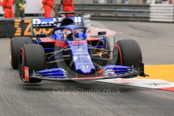 World © Octane Photographic Ltd. Formula 1 – Monaco GP. Practice 1. Scuderia Toro Rosso STR14 – Daniil Kvyat. Monte-Carlo, Monaco. Thursday 23rd May 2019.