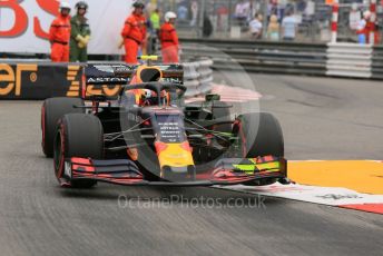 World © Octane Photographic Ltd. Formula 1 – Monaco GP. Practice 1. Aston Martin Red Bull Racing RB15 – Pierre Gasly. Monte-Carlo, Monaco. Thursday 23rd May 2019.