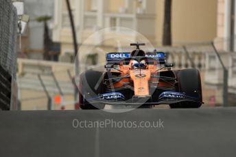 World © Octane Photographic Ltd. Formula 1 – Monaco GP. Practice 1. McLaren MCL34 – Carlos Sainz. Monte-Carlo, Monaco. Thursday 23rd May 2019.