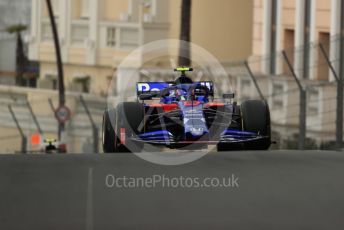 World © Octane Photographic Ltd. Formula 1 – Monaco GP. Practice 1. Scuderia Toro Rosso STR14 – Alexander Albon. Monte-Carlo, Monaco. Thursday 23rd May 2019.