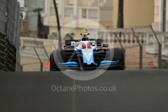 World © Octane Photographic Ltd. Formula 1 – Monaco GP. Practice 1. ROKiT Williams Racing FW42 – Robert Kubica. Monte-Carlo, Monaco. Thursday 23rd May 2019.