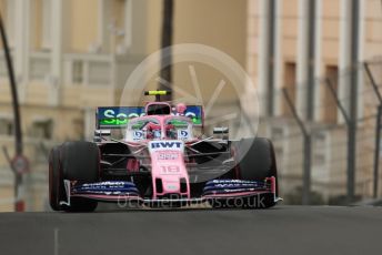 World © Octane Photographic Ltd. Formula 1 – Monaco GP. Practice 1. SportPesa Racing Point RP19 – Lance Stroll. Monte-Carlo, Monaco. Thursday 23rd May 2019.