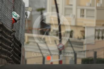 World © Octane Photographic Ltd. Formula 1 – Monaco GP. Practice 1. Marshals checking the track. Monte-Carlo, Monaco. Thursday 23rd May 2019.