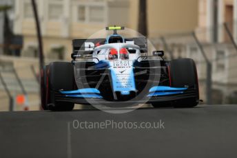 World © Octane Photographic Ltd. Formula 1 – Monaco GP. Practice 1. ROKiT Williams Racing FW42 – Robert Kubica. Monte-Carlo, Monaco. Thursday 23rd May 2019.