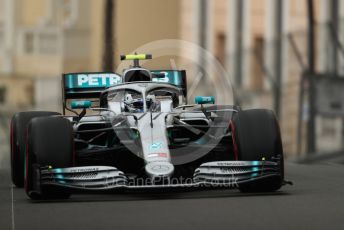 World © Octane Photographic Ltd. Formula 1 – Monaco GP. Practice 1. Mercedes AMG Petronas Motorsport AMG F1 W10 EQ Power+ - Valtteri Bottas. Monte-Carlo, Monaco. Thursday 23rd May 2019.