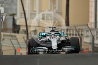 World © Octane Photographic Ltd. Formula 1 – Monaco GP. Practice 1. Mercedes AMG Petronas Motorsport AMG F1 W10 EQ Power+ - Lewis Hamilton. Monte-Carlo, Monaco. Thursday 23rd May 2019.