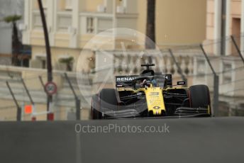 World © Octane Photographic Ltd. Formula 1 – Monaco GP. Practice 1. Renault Sport F1 Team RS19 – Daniel Ricciardo. Monte-Carlo, Monaco. Thursday 23rd May 2019.
