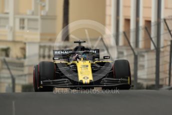 World © Octane Photographic Ltd. Formula 1 – Monaco GP. Practice 1. Renault Sport F1 Team RS19 – Daniel Ricciardo. Monte-Carlo, Monaco. Thursday 23rd May 2019.