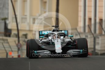 World © Octane Photographic Ltd. Formula 1 – Monaco GP. Practice 1. Mercedes AMG Petronas Motorsport AMG F1 W10 EQ Power+ - Lewis Hamilton. Monte-Carlo, Monaco. Thursday 23rd May 2019.