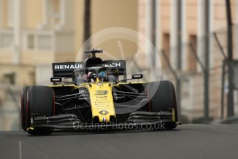 World © Octane Photographic Ltd. Formula 1 – Monaco GP. Practice 1. Renault Sport F1 Team RS19 – Daniel Ricciardo. Monte-Carlo, Monaco. Thursday 23rd May 2019.