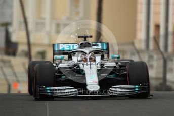 World © Octane Photographic Ltd. Formula 1 – Monaco GP. Practice 1. Mercedes AMG Petronas Motorsport AMG F1 W10 EQ Power+ - Lewis Hamilton. Monte-Carlo, Monaco. Thursday 23rd May 2019.