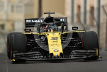 World © Octane Photographic Ltd. Formula 1 – Monaco GP. Practice 1. Renault Sport F1 Team RS19 – Daniel Ricciardo. Monte-Carlo, Monaco. Thursday 23rd May 2019.