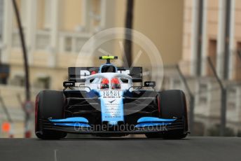 World © Octane Photographic Ltd. Formula 1 – Monaco GP. Practice 1. ROKiT Williams Racing FW42 – Robert Kubica. Monte-Carlo, Monaco. Thursday 23rd May 2019.