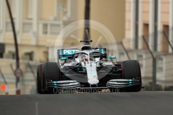 World © Octane Photographic Ltd. Formula 1 – Monaco GP. Practice 1. Mercedes AMG Petronas Motorsport AMG F1 W10 EQ Power+ - Lewis Hamilton. Monte-Carlo, Monaco. Thursday 23rd May 2019.