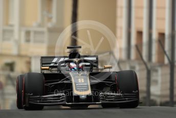 World © Octane Photographic Ltd. Formula 1 – Monaco GP. Practice 1. Rich Energy Haas F1 Team VF19 – Romain Grosjean. Monte-Carlo, Monaco. Thursday 23rd May 2019.