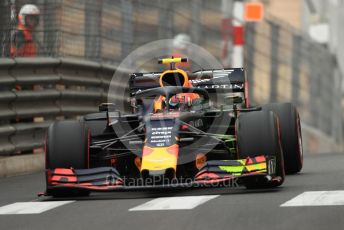 World © Octane Photographic Ltd. Formula 1 – Monaco GP. Practice 1. Aston Martin Red Bull Racing RB15 – Pierre Gasly. Monte-Carlo, Monaco. Thursday 23rd May 2019.