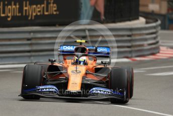 World © Octane Photographic Ltd. Formula 1 – Monaco GP. Practice 1. McLaren MCL34 – Lando Norris. Monte-Carlo, Monaco. Thursday 23rd May 2019.