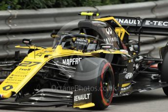 World © Octane Photographic Ltd. Formula 1 – Monaco GP. Practice 1. Renault Sport F1 Team RS19 – Nico Hulkenberg. Monte-Carlo, Monaco. Thursday 23rd May 2019.