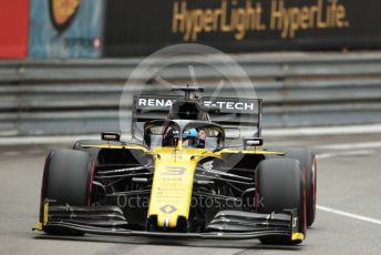 World © Octane Photographic Ltd. Formula 1 – Monaco GP. Practice 1. Renault Sport F1 Team RS19 – Daniel Ricciardo. Monte-Carlo, Monaco. Thursday 23rd May 2019.